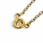 Tiffany & Co by the Yard 18k Gold Diamond Frame Diameter 3.4 Necklace Yellow — view 4