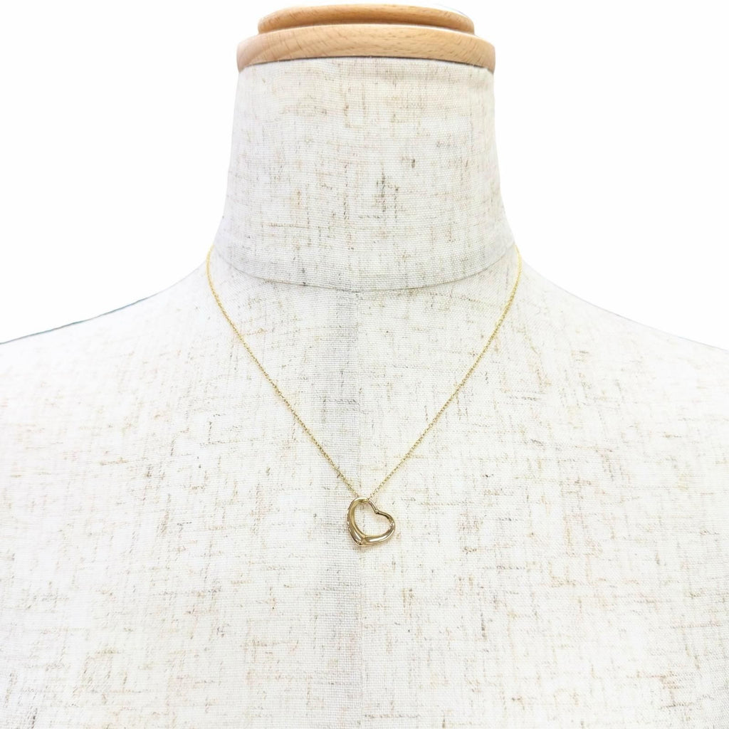 Tiffany & Co Open Heart Pendant 18k Gold Yellow — view 3