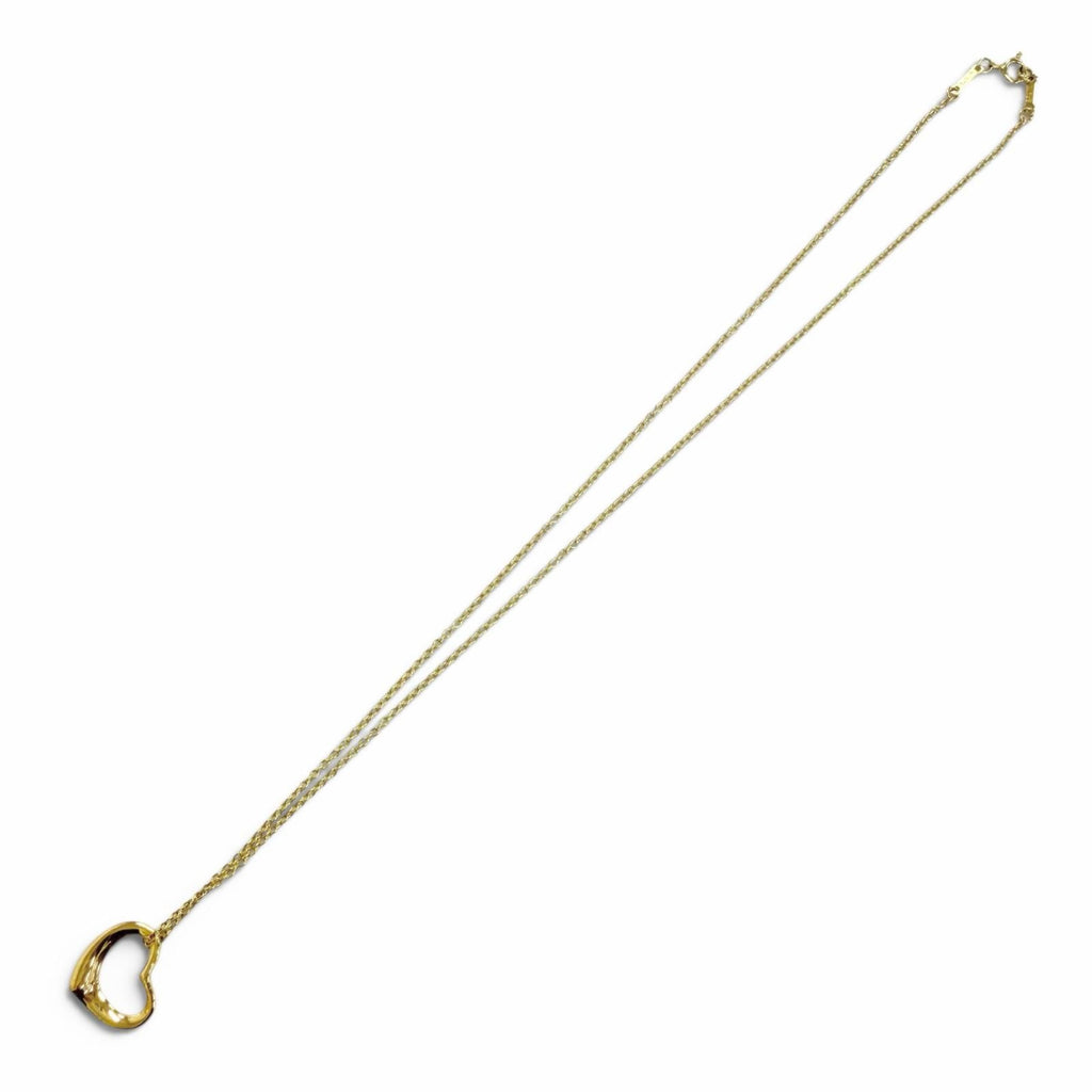 Tiffany & Co Open Heart Pendant 18k Gold Yellow — view 4