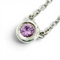 Tiffany & Co by the Yard 925 Pink Saffiano Pendant Silver