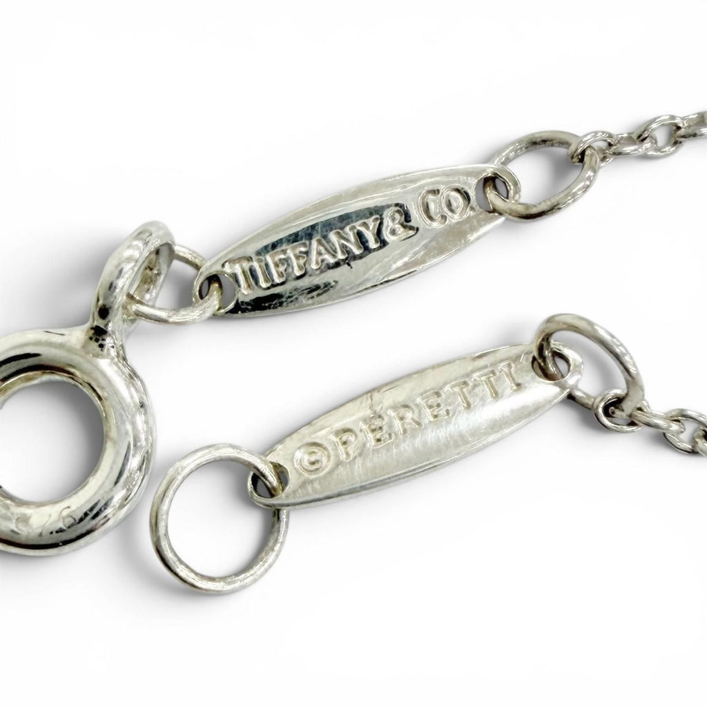 Tiffany & Co by the Yard 925 Pink Saffiano Pendant Silver — view 6