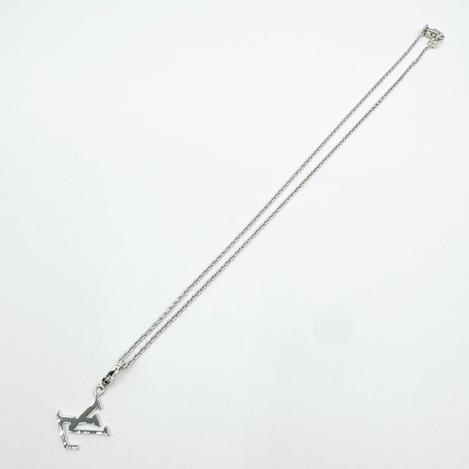 Louis Vuitton White Gold Necklace 39 cm — view 8