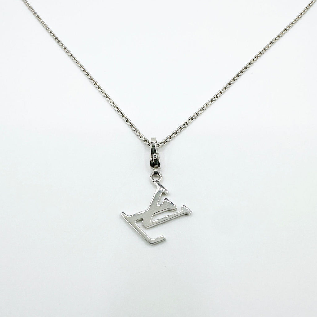 Louis Vuitton White Gold Necklace 39 cm — view 7