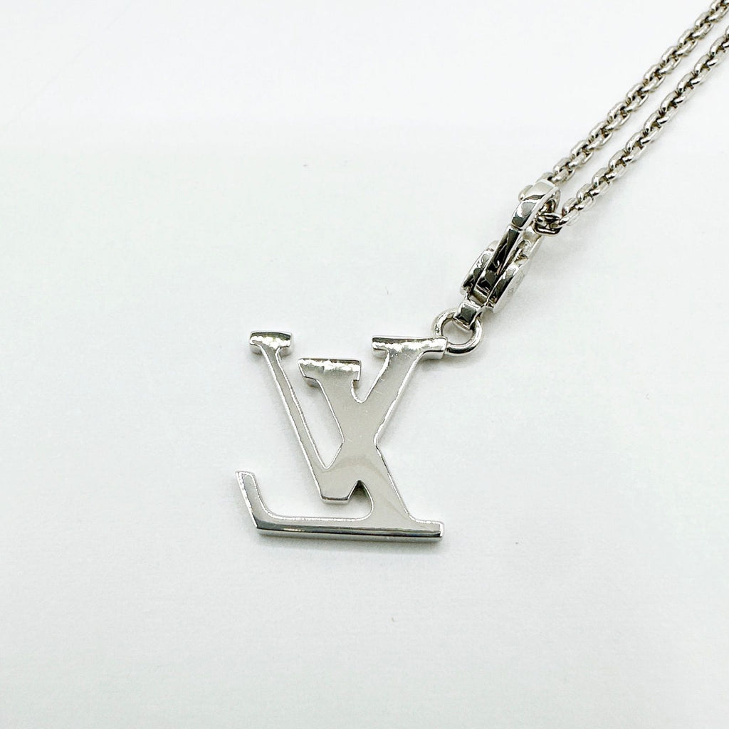 Louis Vuitton White Gold Necklace 39 cm — view 2
