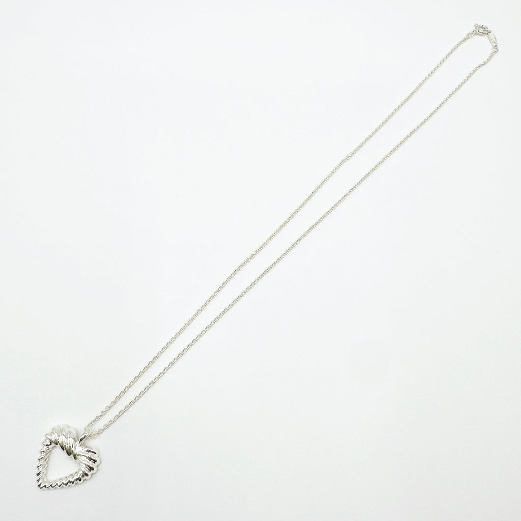 Tiffany & Co Twist Heart Silver Necklace 46 cm — view 8