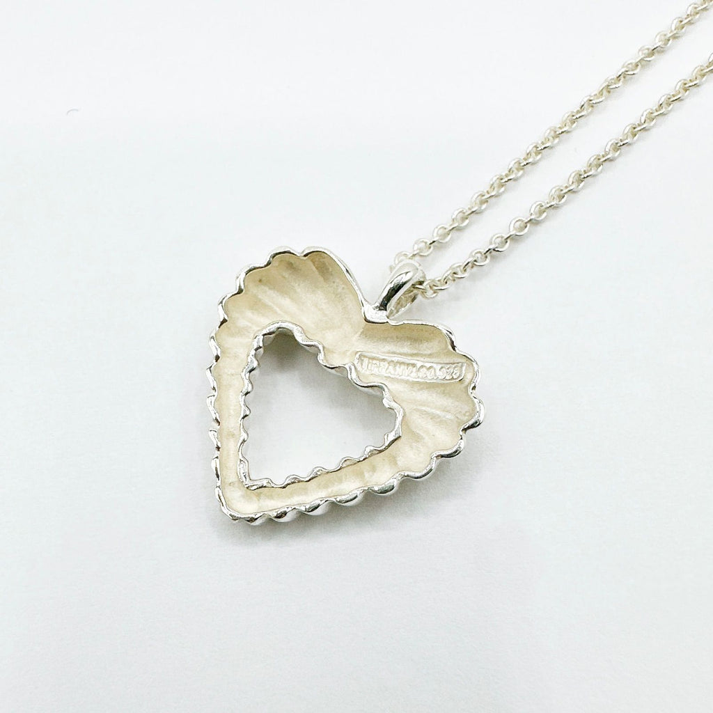 Tiffany & Co Twist Heart Silver Necklace 46 cm — view 2