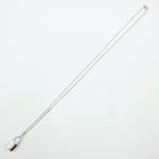 Louis Vuitton Lockit Silver Necklace 50 cm — view 6