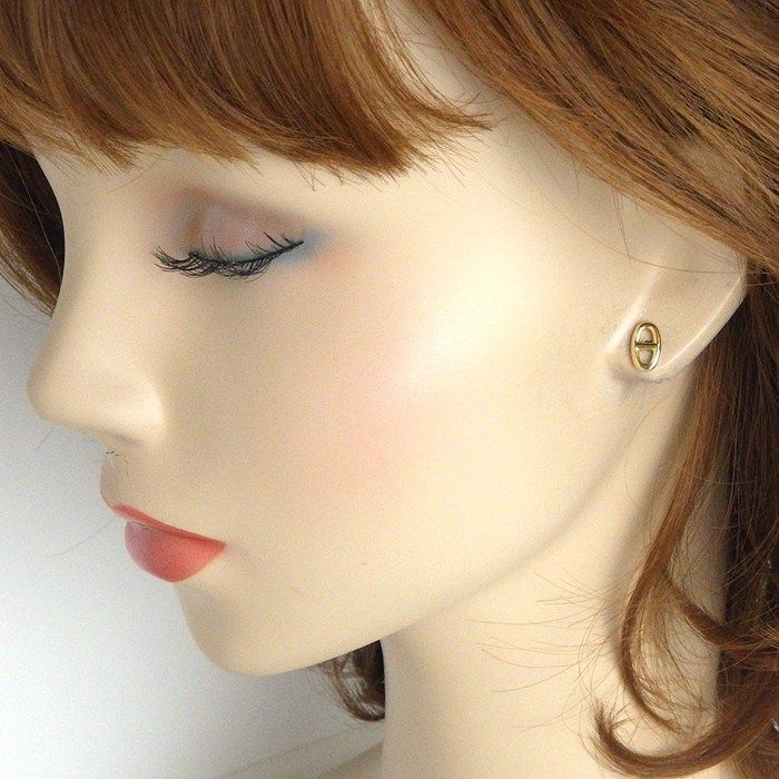 Hermes Earrings Chaine D'ancre Farandole 18k Yellow Gold — view 7