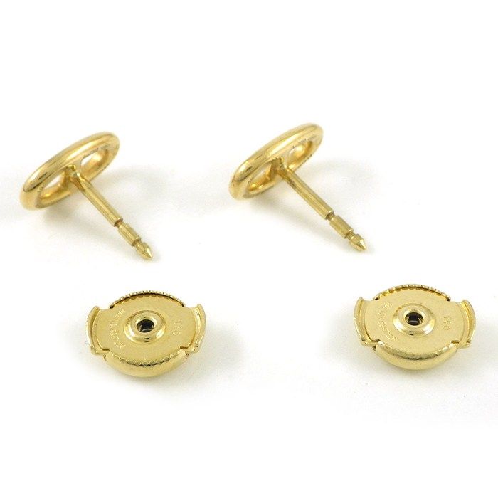 Hermes Earrings Chaine D'ancre Farandole 18k Yellow Gold — view 2