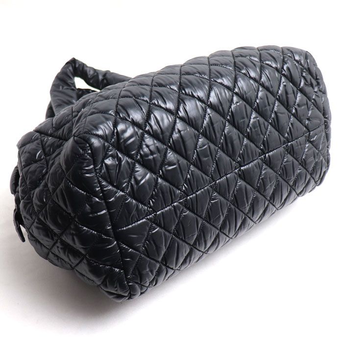 Chanel Coco Cocoon Handbag Black — view 3