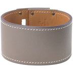Hermes Tall Bracelet Beige Alloy Plated — view 2