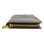 Louis Vuitton Monogram Porto Viemones Zip Around Wallet Brown — view 3