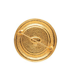 Chanel 31 Rue Cambon Logo Round Brooch Gold Plated — view 2
