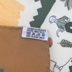 Hermes Carre 90 RE Tour a la Terre Return Silk Scarf Blawan — view 7