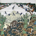 Hermes Carre 90 Sichuan Silk Scarf White — view 4