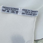 Hermes Carre 90 Sichuan Silk Scarf White — view 7