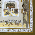 Hermes Carre 90 RE Tour a la Terre Return Silk Scarf Blawan — view 5
