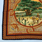 Hermes Carre 90 Under the Himalayan Cedar Sous le Cedre Silk Scarf — view 4