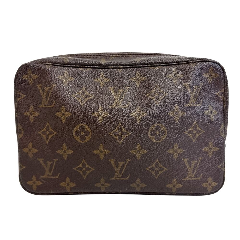 Louis Vuitton Trousse 23 Monogram Leather Pouch Brown — view 2