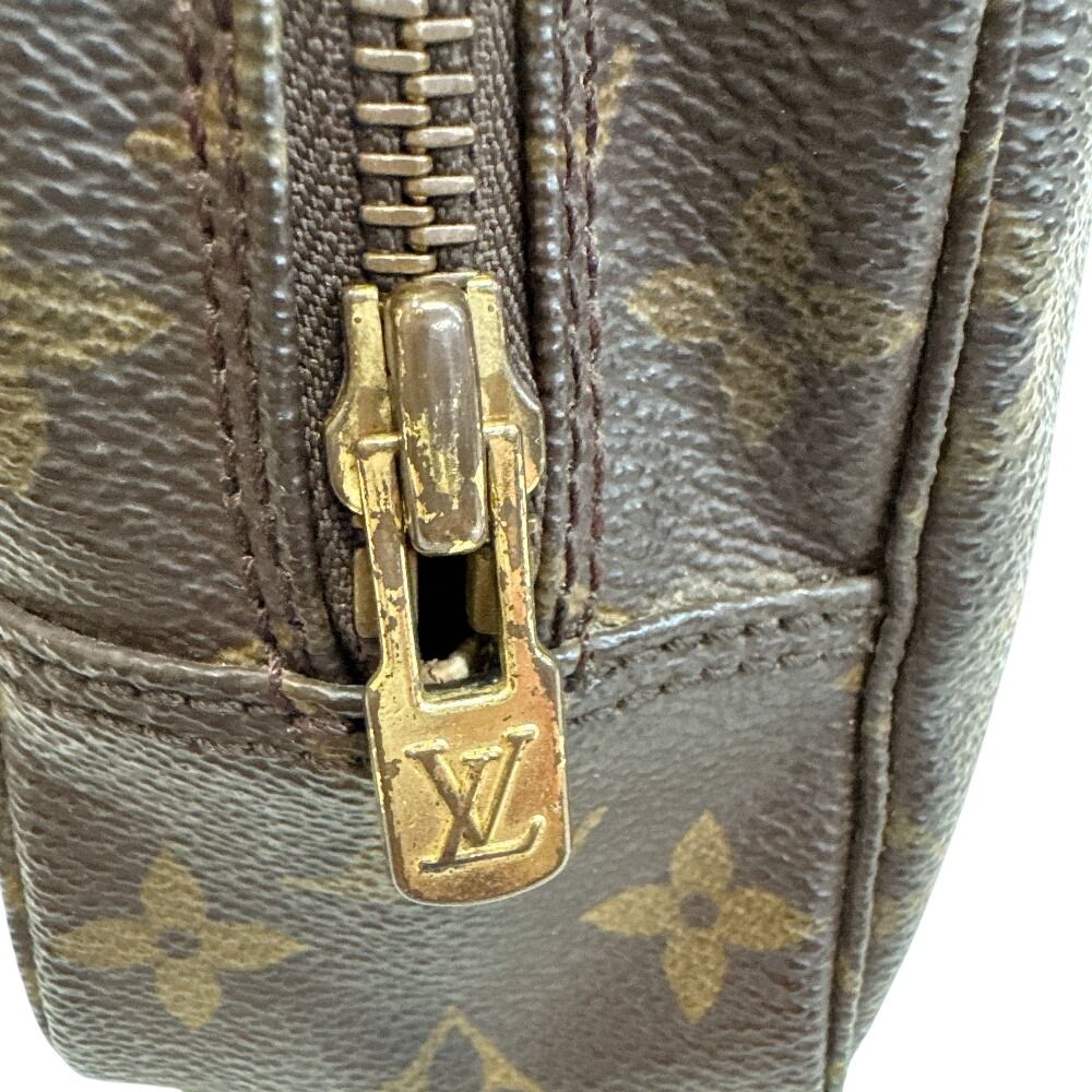 Louis Vuitton Trousse 23 Monogram Leather Pouch Brown — view 5