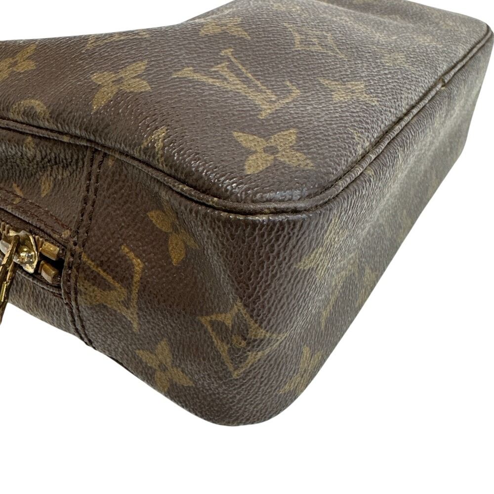 Louis Vuitton Trousse 23 Monogram Leather Pouch Brown — view 3