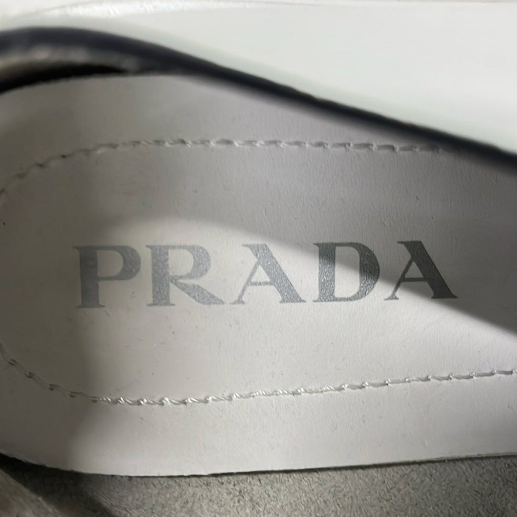 Prada Sneakers 35.5 White Platform Leather — view 5