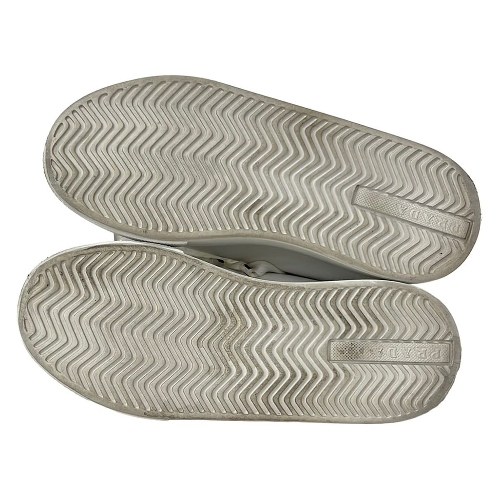 Prada Sneakers 35.5 White Platform Leather — view 4