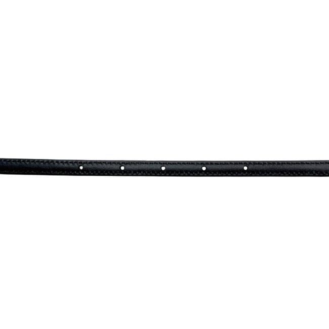 Prada Belt Black Nero Thin Waist 80 cm 10 Saffiano Leather — view 6