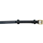 Prada Belt Black Nero Thin Waist 80 cm 10 Saffiano Leather — view 4
