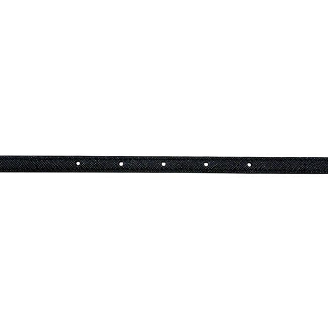 Prada Belt Black Nero Thin Waist 80 cm 10 Saffiano Leather — view 5