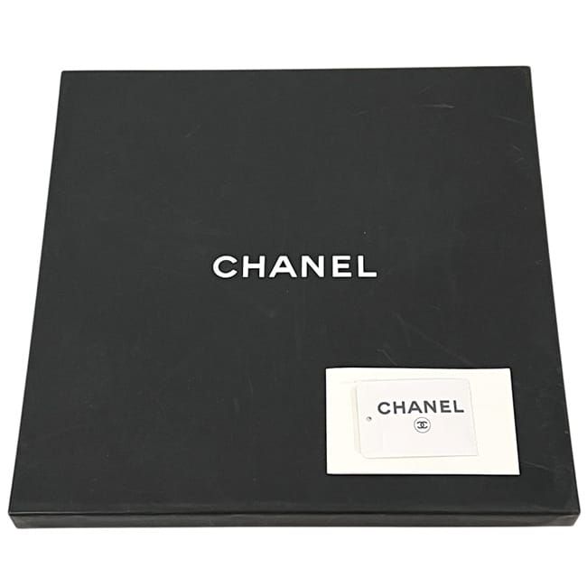 Chanel Shawl Red CC Logo Already Cleaned Fringe Cashmere 100% Chanek Scarf — view 8
