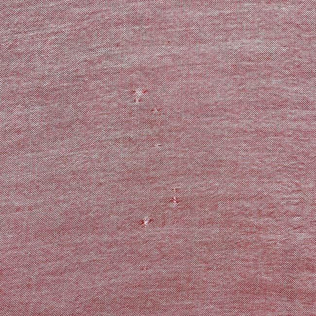 Chanel Shawl Red CC Logo Already Cleaned Fringe Cashmere 100% Chanek Scarf — view 7