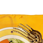Hermes Scarf Carre 90 Yellow Belles Amures Aesthetics of Sails Already Cleaned — view 6