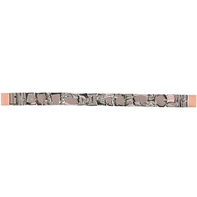 Louis Vuitton Ribbon Scarf Bandeau Pink Beige Trunk Pattern Monogram Already — view 2
