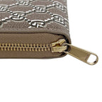 Gucci Zip Around Wallet Beige GG Shadow Leather — view 4