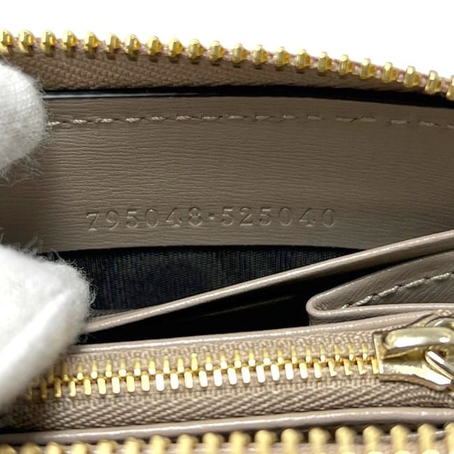 Gucci Zip Around Wallet Beige GG Shadow Leather — view 8
