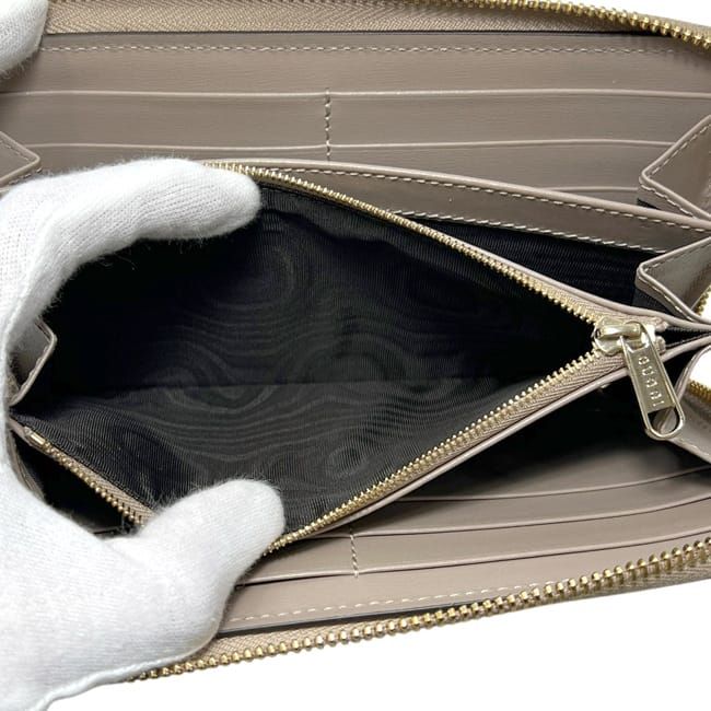 Gucci Zip Around Wallet Beige GG Shadow Leather — view 6