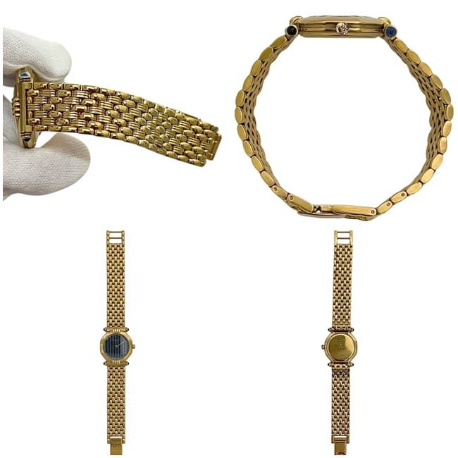 Dior Watch Swing Dress Navy Gold SS Quartz — view 2