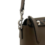 Fendi 2-Way by the Way Brown Beige Shoulder Bag Leather — view 6