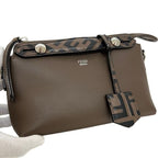 Fendi 2-Way by the Way Brown Beige Shoulder Bag Leather — view 9