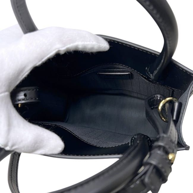 Loewe 2-Way Standard Tote Black Crossbody Calf Leather — view 5