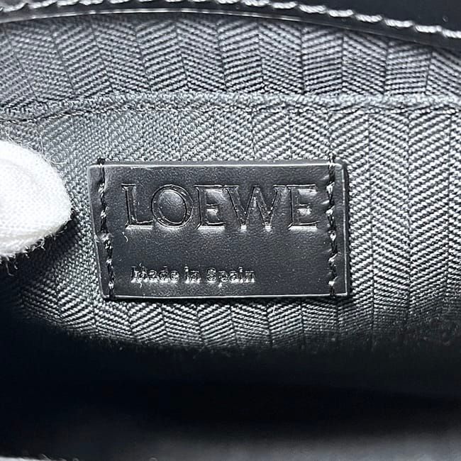 Loewe 2-Way Standard Tote Black Crossbody Calf Leather — view 6