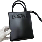 Loewe 2-Way Standard Tote Black Crossbody Calf Leather — view 6