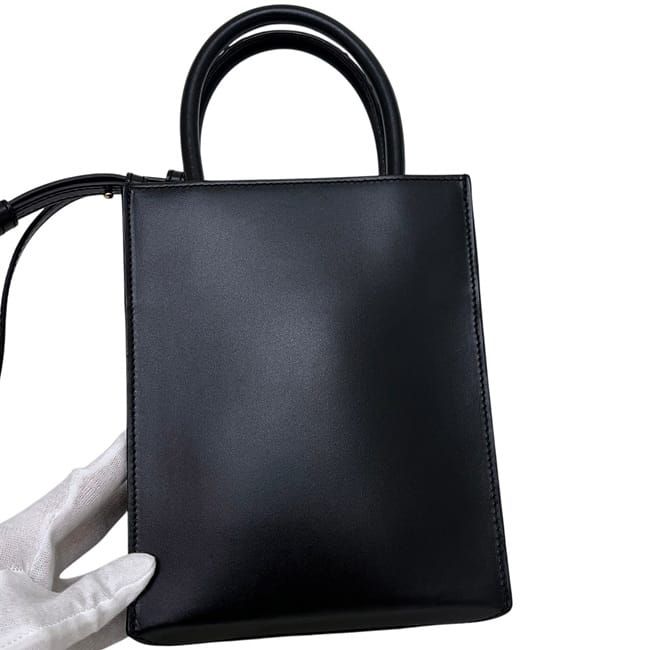 Loewe 2-Way Standard Tote Black Crossbody Calf Leather — view 7
