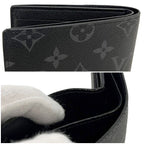 Louis Vuitton Bifold Wallet Portefeuille Marco NM Black Monogram Eclipse Canvas — view 3