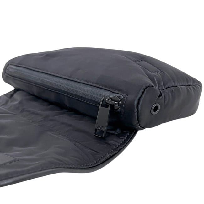 Dior Shoulder Bag Black Saddle Nylon — view 4