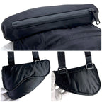 Dior Shoulder Bag Black Saddle Nylon — view 5