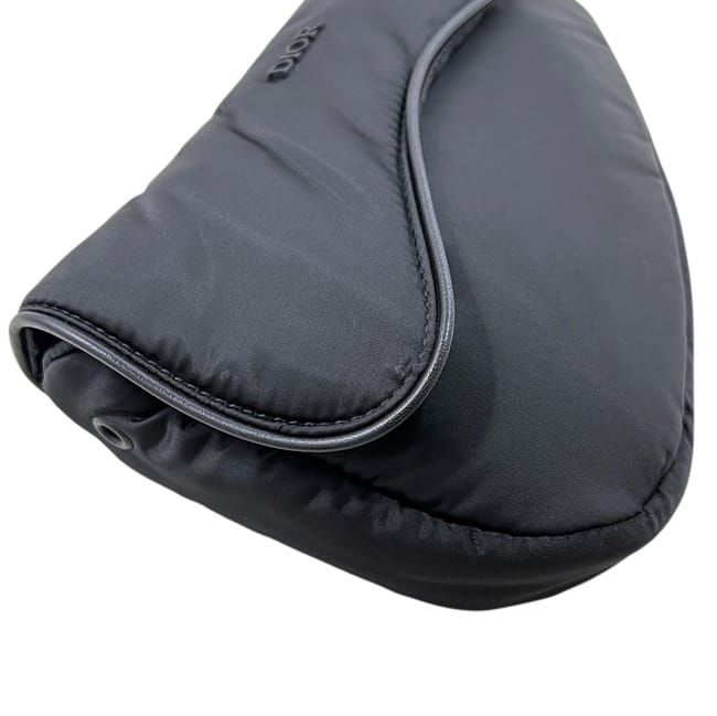 Dior Shoulder Bag Black Saddle Nylon — view 7