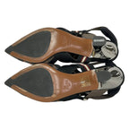 Fendi Sandals 35 Black Beige Multi Mesh — view 4
