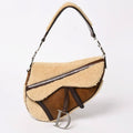Dior Saddle Bag Galliano Era Lamb Shearling Leather